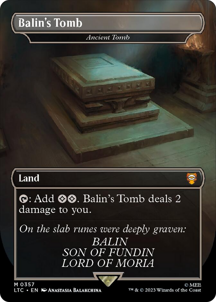 Balin's Tomb - Ancient Tomb [The Lord of the Rings: Tales of Middle-Earth Commander] | Gaming Infinity