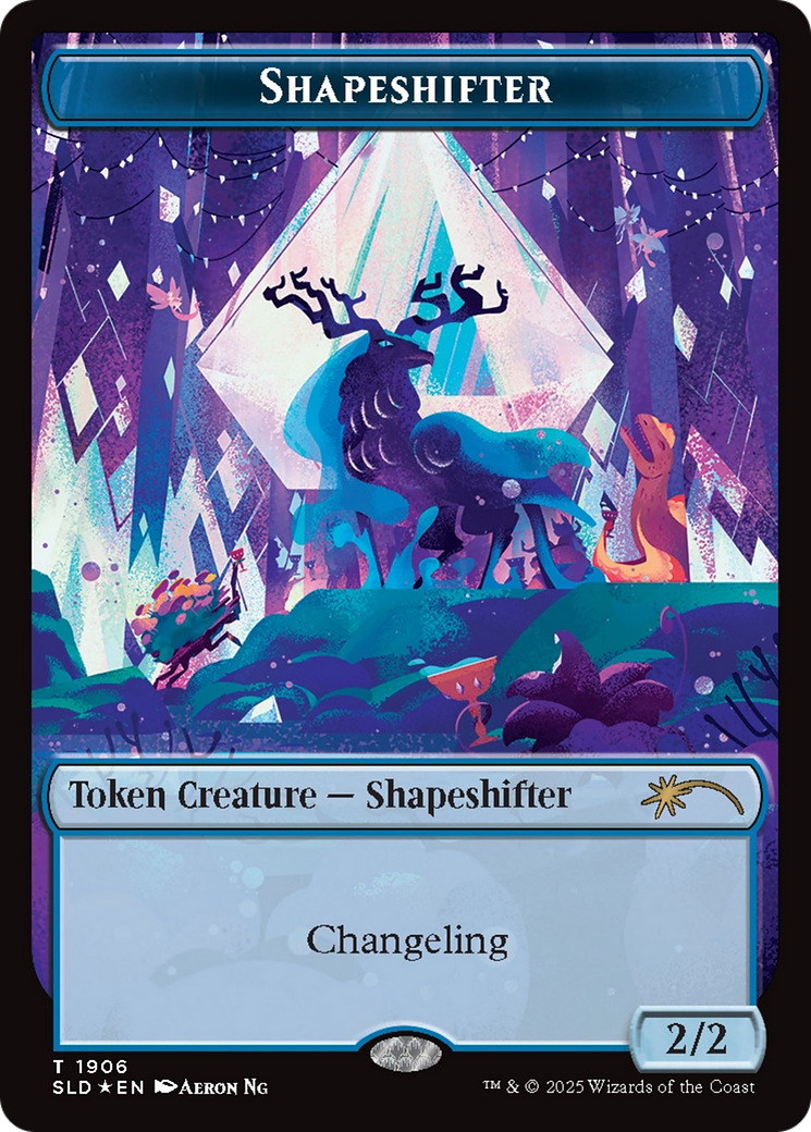 Shapeshifter Token (1906) (Double Rainbow Foil) [Secret Lair Drop Series] | Gaming Infinity