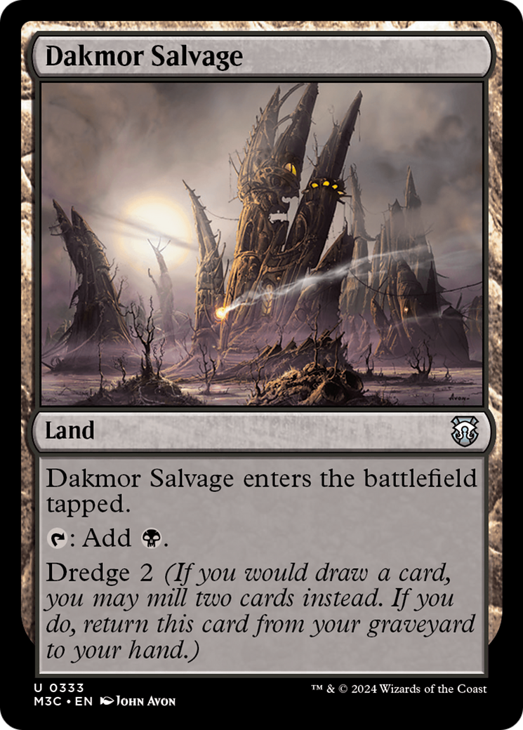 Dakmor Salvage (Ripple Foil) [Modern Horizons 3 Commander] | Gaming Infinity