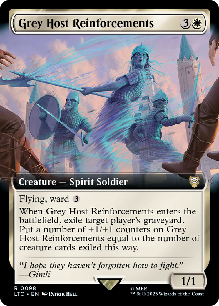 Grey Host Reinforcements (Extended Art) [The Lord of the Rings: Tales of Middle-Earth Commander] | Gaming Infinity