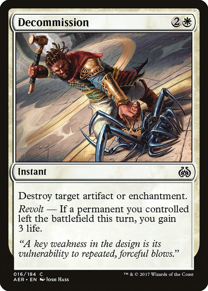 Decommission [Aether Revolt] | Gaming Infinity
