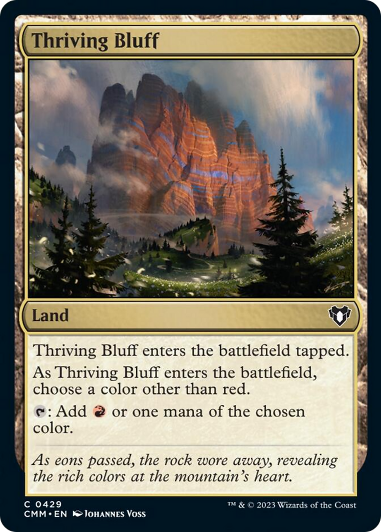 Thriving Bluff [Commander Masters] | Gaming Infinity