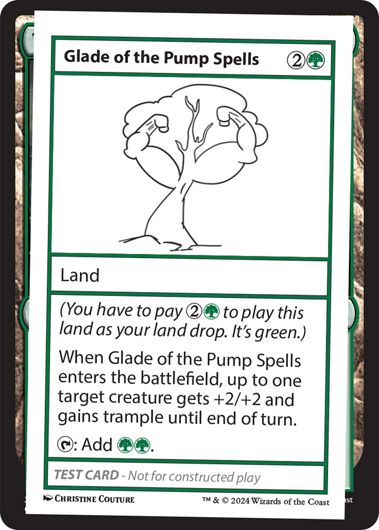 Glade of the Pump Spells [Mystery Booster 2 Playtest Cards] | Gaming Infinity