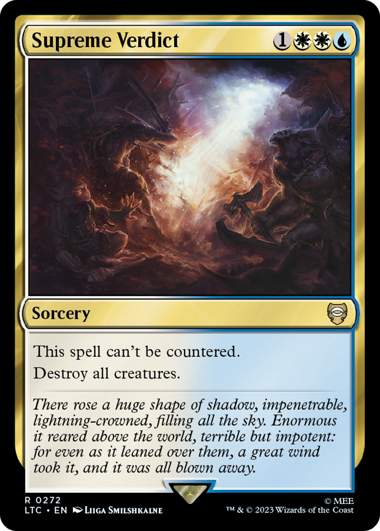 Supreme Verdict [The Lord of the Rings: Tales of Middle-Earth Commander] | Gaming Infinity