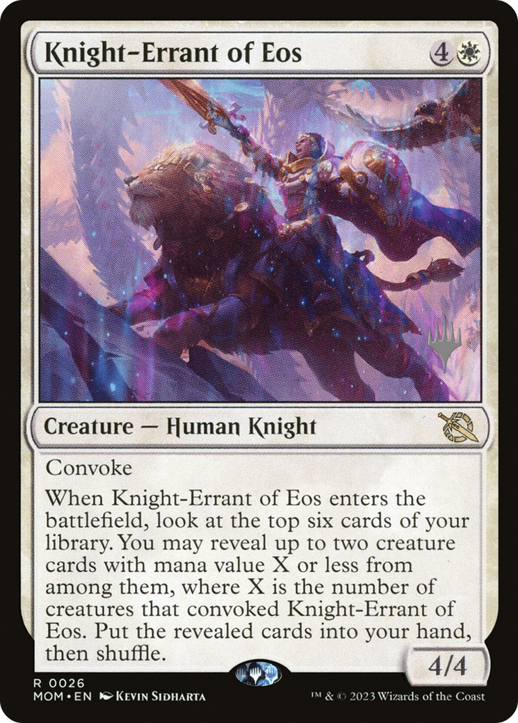 Knight-Errant of Eos (Promo Pack) [March of the Machine Promos] | Gaming Infinity