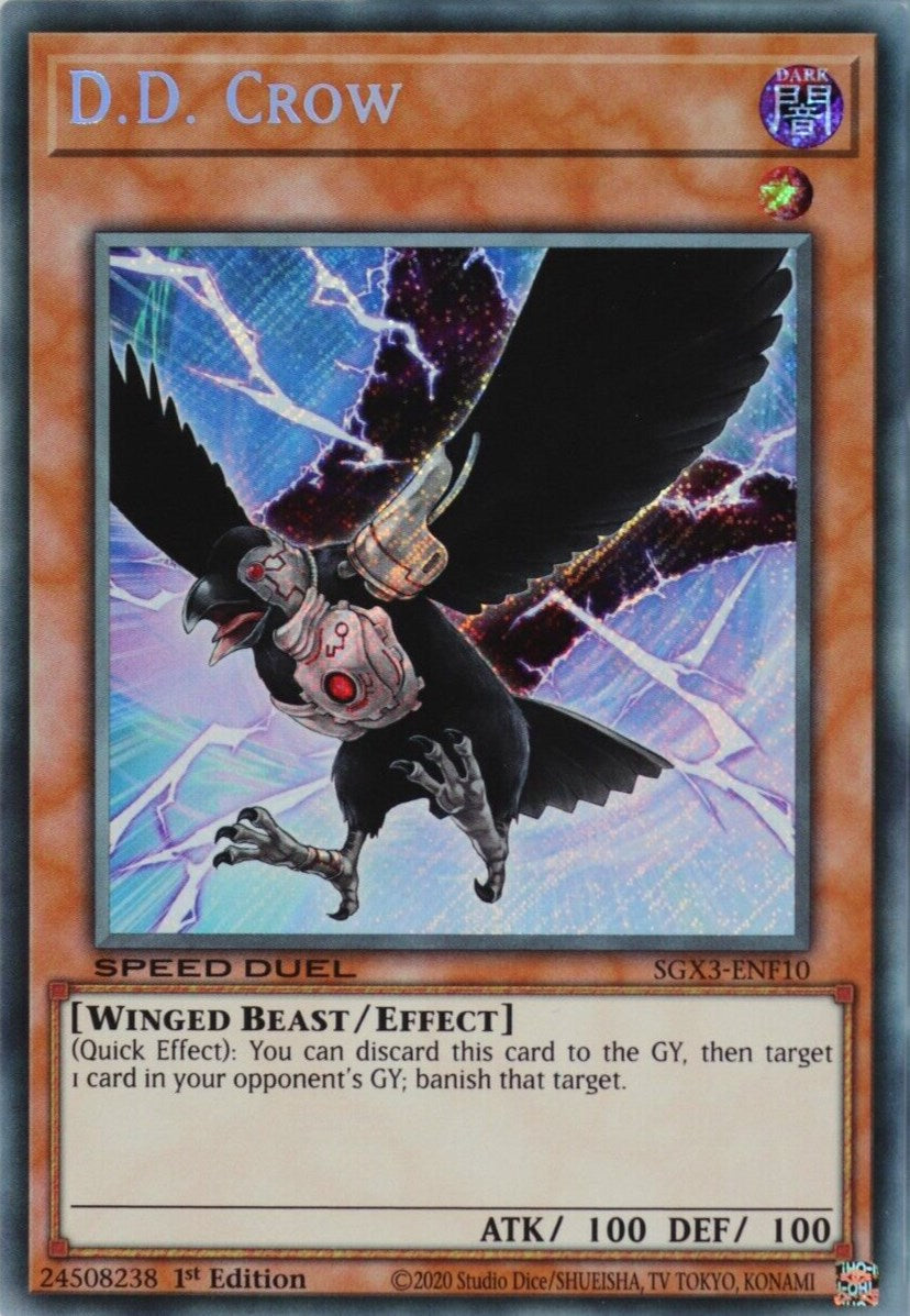 D.D. Crow [SGX3-ENF10] Secret Rare | Gaming Infinity