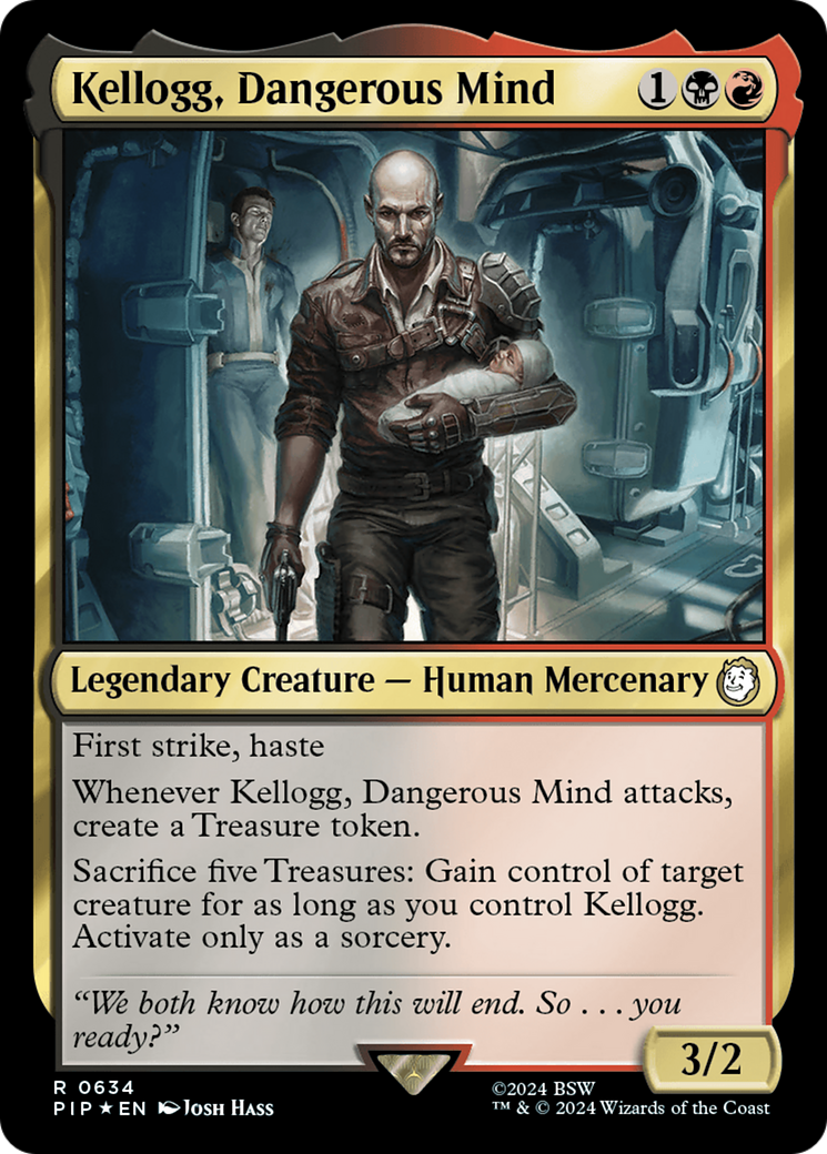 Kellogg, Dangerous Mind (Surge Foil) [Fallout] | Gaming Infinity