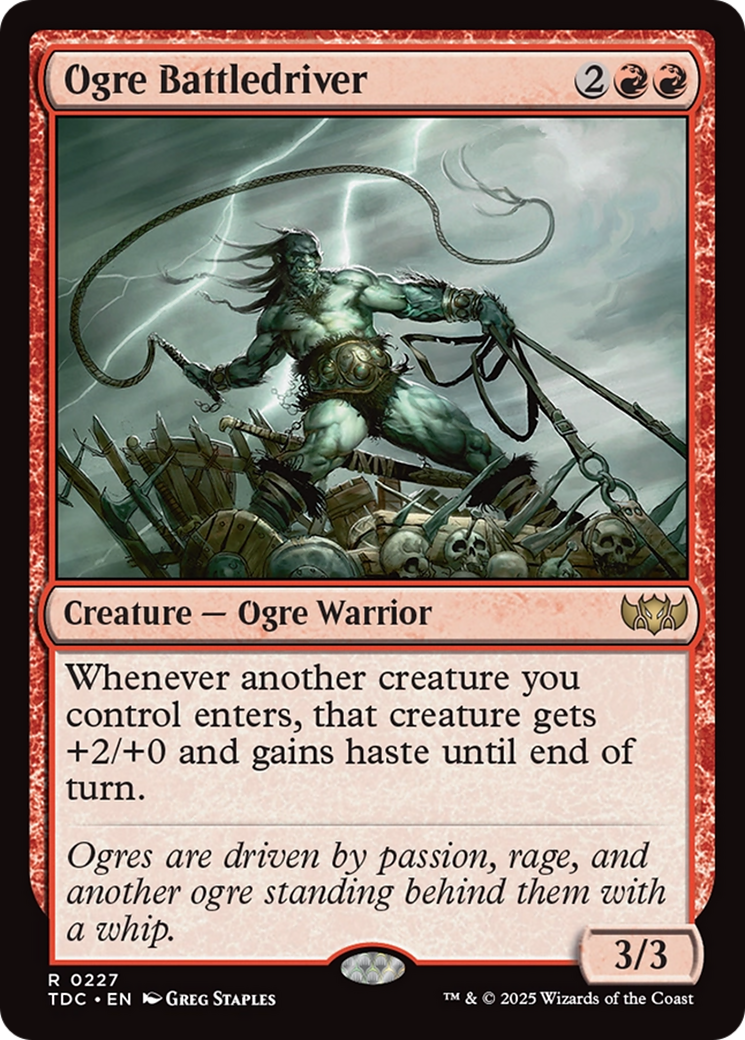 Ogre Battledriver [Tarkir: Dragonstorm Commander] | Gaming Infinity