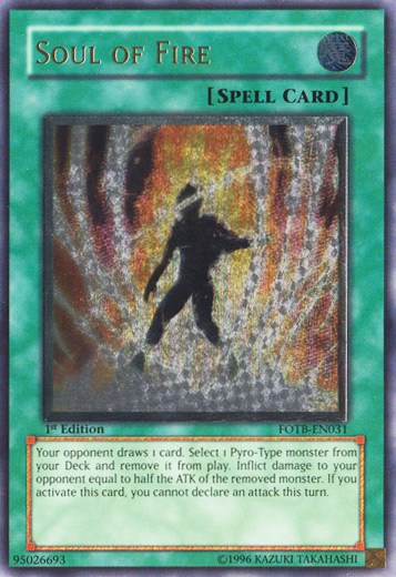 Soul of Fire [FOTB-EN031] Ultimate Rare | Gaming Infinity
