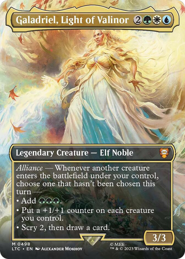 Galadriel, Light of Valinor (Borderless) [The Lord of the Rings: Tales of Middle-Earth Commander] | Gaming Infinity