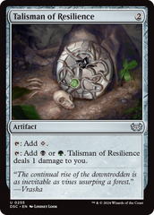 Talisman of Resilience [Duskmourn: House of Horror Commander] | Gaming Infinity