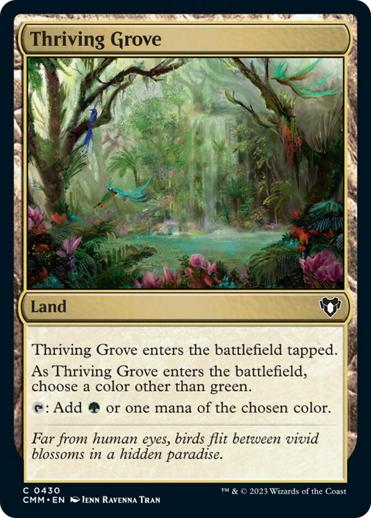 Thriving Grove [Commander Masters] | Gaming Infinity