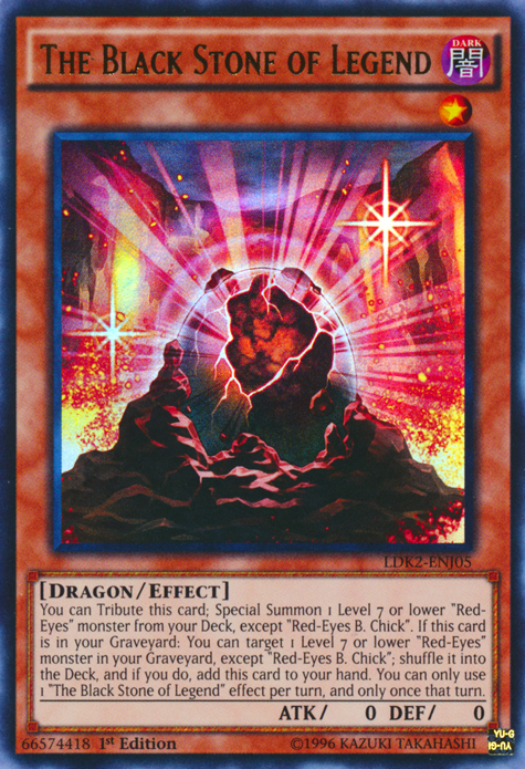 The Black Stone of Legend [LDK2-ENJ05] Ultra Rare | Gaming Infinity