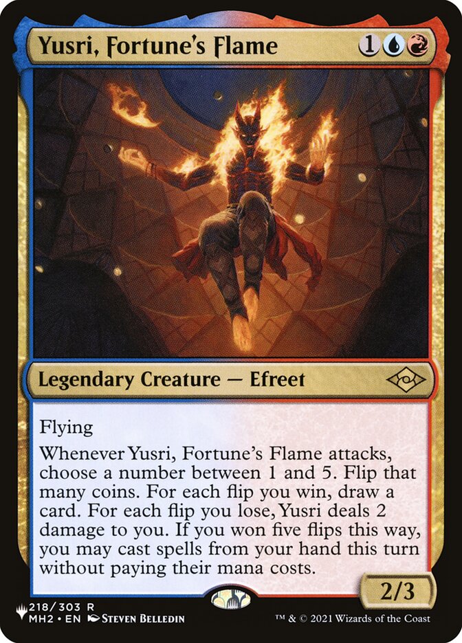 Yusri, Fortune's Flame [Secret Lair: Heads I Win, Tails You Lose] | Gaming Infinity