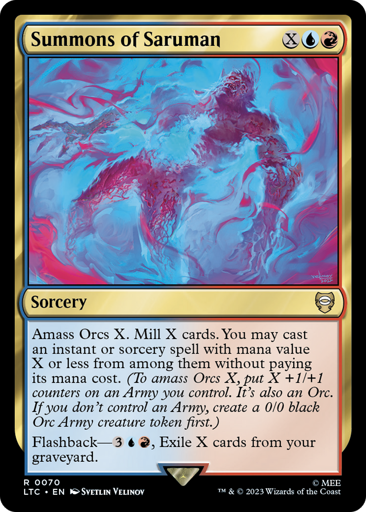 Summons of Saruman [The Lord of the Rings: Tales of Middle-Earth Commander] | Gaming Infinity