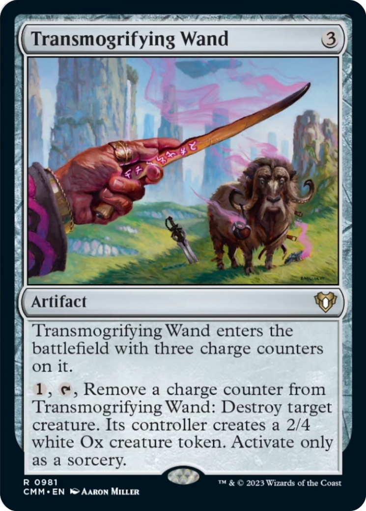 Transmogrifying Wand [Commander Masters] | Gaming Infinity