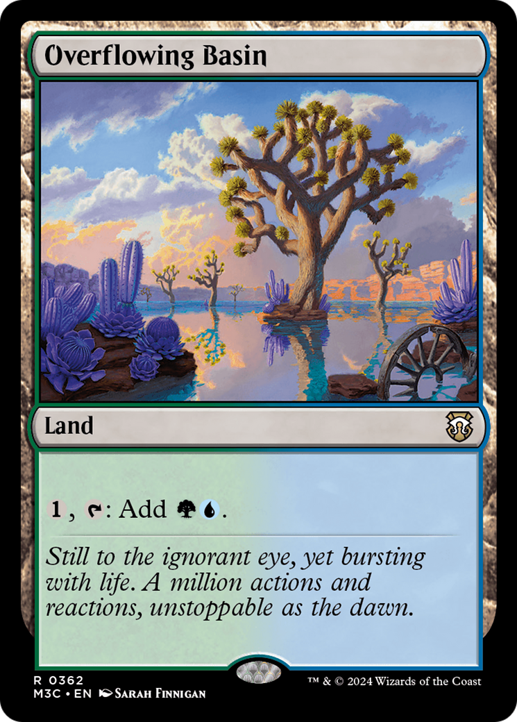 Overflowing Basin (Ripple Foil) [Modern Horizons 3 Commander] | Gaming Infinity