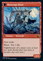 Brutal Cathar // Moonrage Brute [Innistrad: Midnight Hunt] | Gaming Infinity