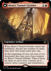 Brass's Tunnel-Grinder // Tecutlan, The Searing Rift (Extended Art) [The Lost Caverns of Ixalan] | Gaming Infinity