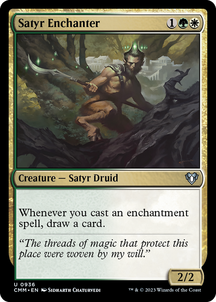 Satyr Enchanter [Commander Masters] | Gaming Infinity