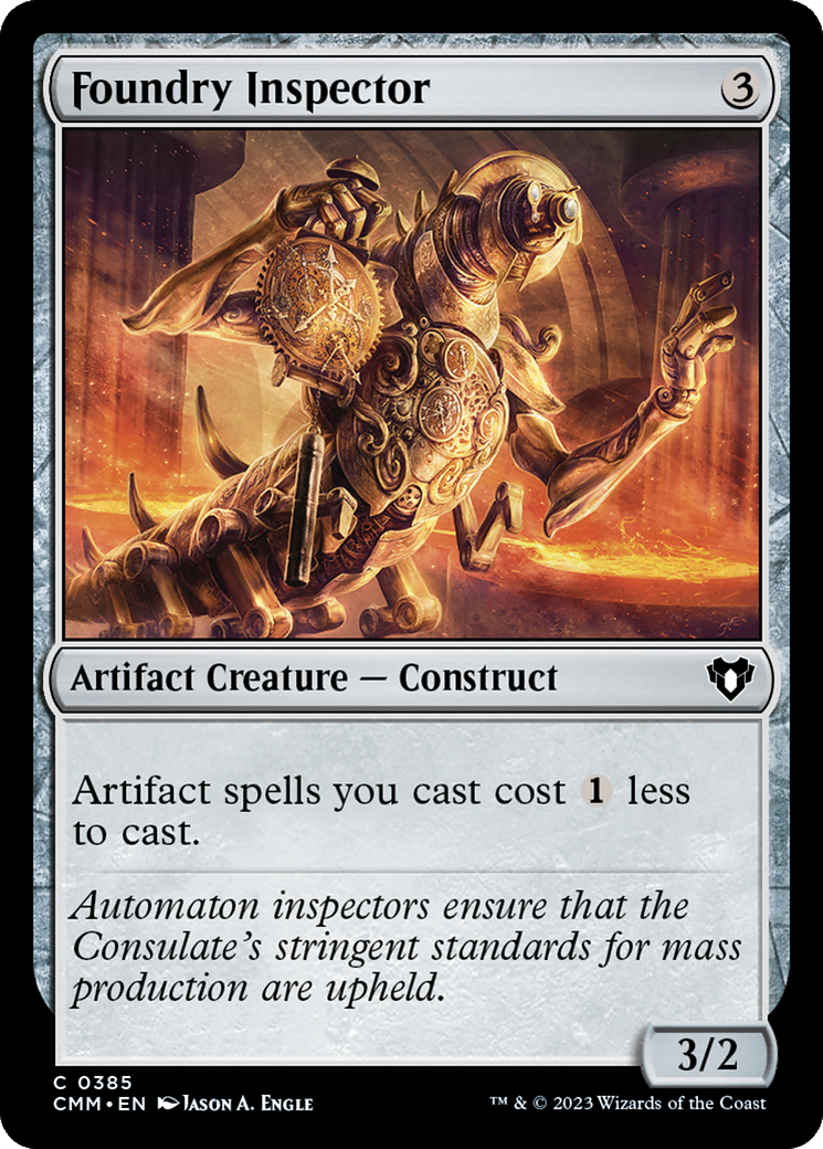 Foundry Inspector [Commander Masters] | Gaming Infinity