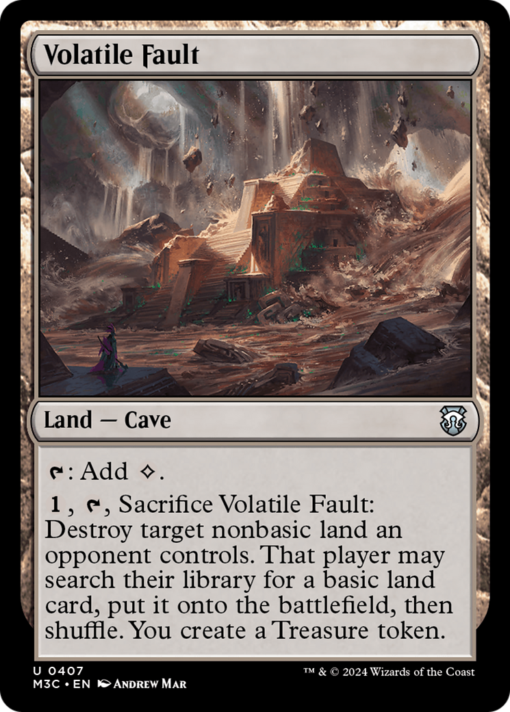 Volatile Fault (Ripple Foil) [Modern Horizons 3 Commander] | Gaming Infinity