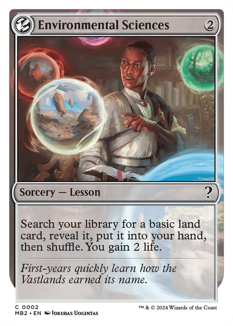 Environmental Sciences (White Border) [Mystery Booster 2] | Gaming Infinity