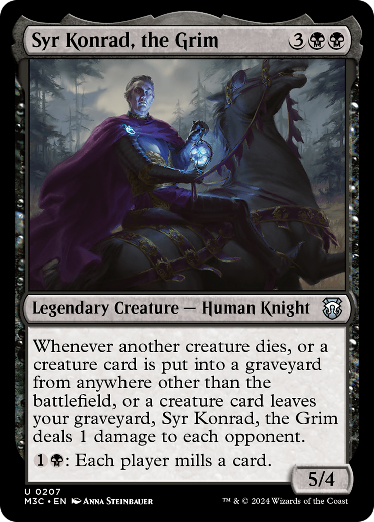 Syr Konrad, the Grim (Ripple Foil) [Modern Horizons 3 Commander] | Gaming Infinity