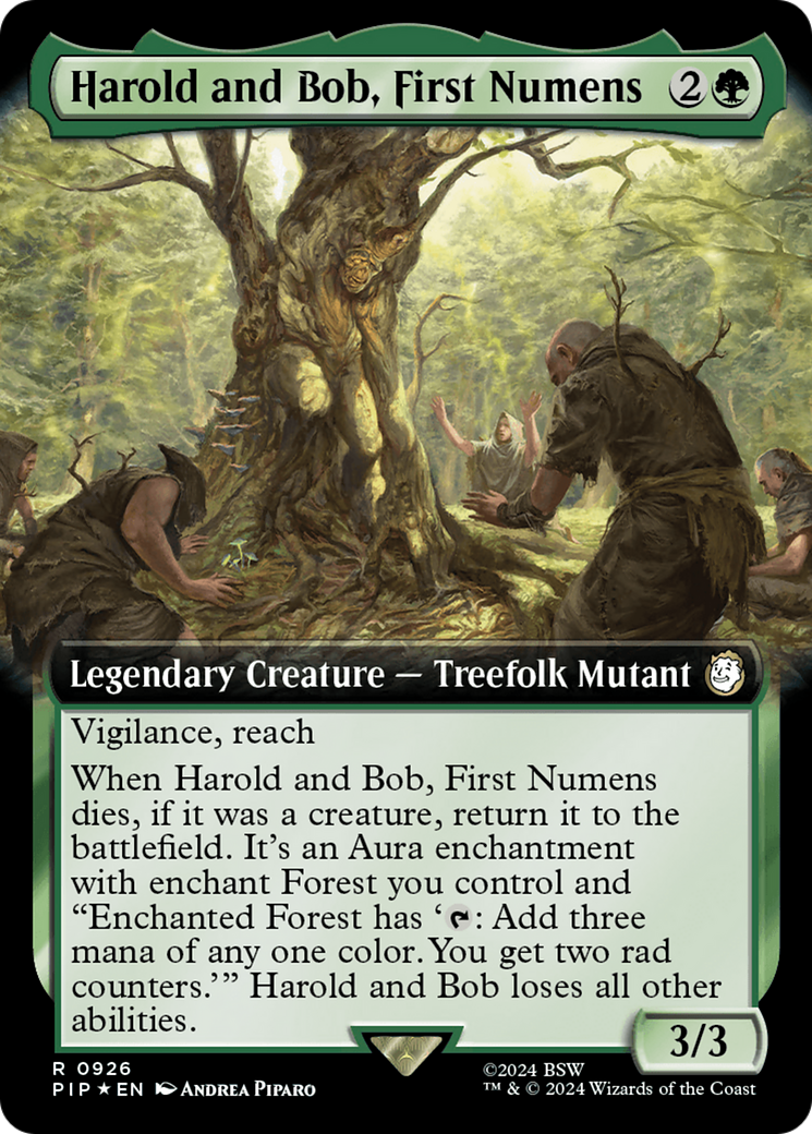 Harold and Bob, First Numens (Extended Art) (Surge Foil) [Fallout] | Gaming Infinity