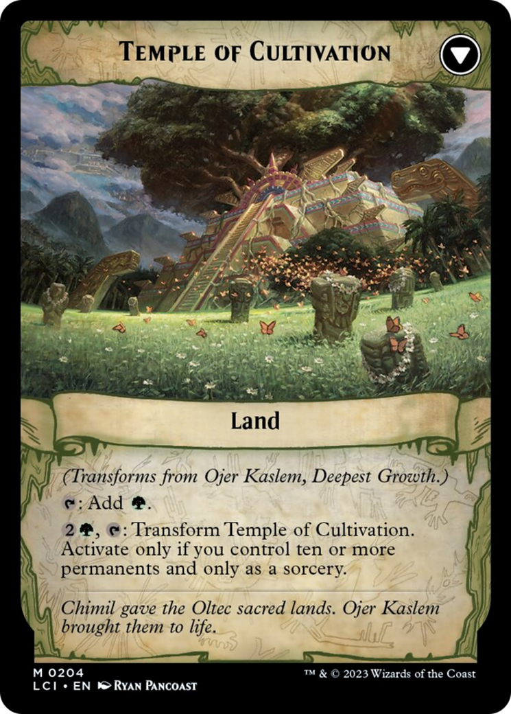 Ojer Kaslem, Deepest Growth // Temple of Cultivation [The Lost Caverns of Ixalan] | Gaming Infinity