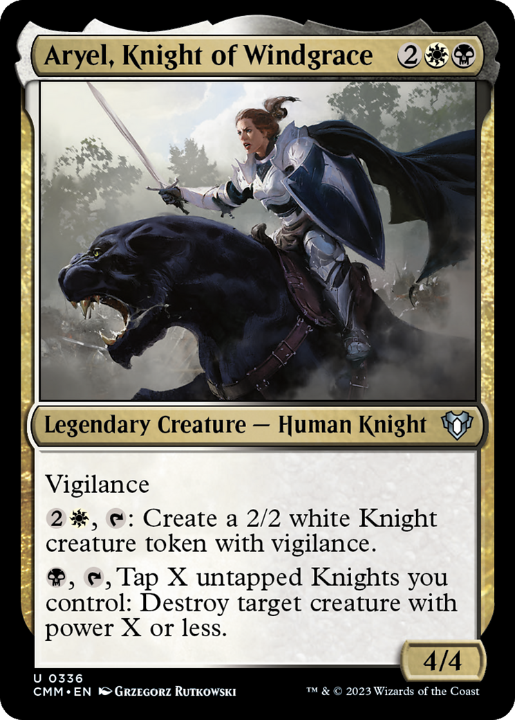 Aryel, Knight of Windgrace [Commander Masters] | Gaming Infinity