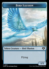 Thopter // Bird Illusion Double-Sided Token [Commander Masters Tokens] | Gaming Infinity