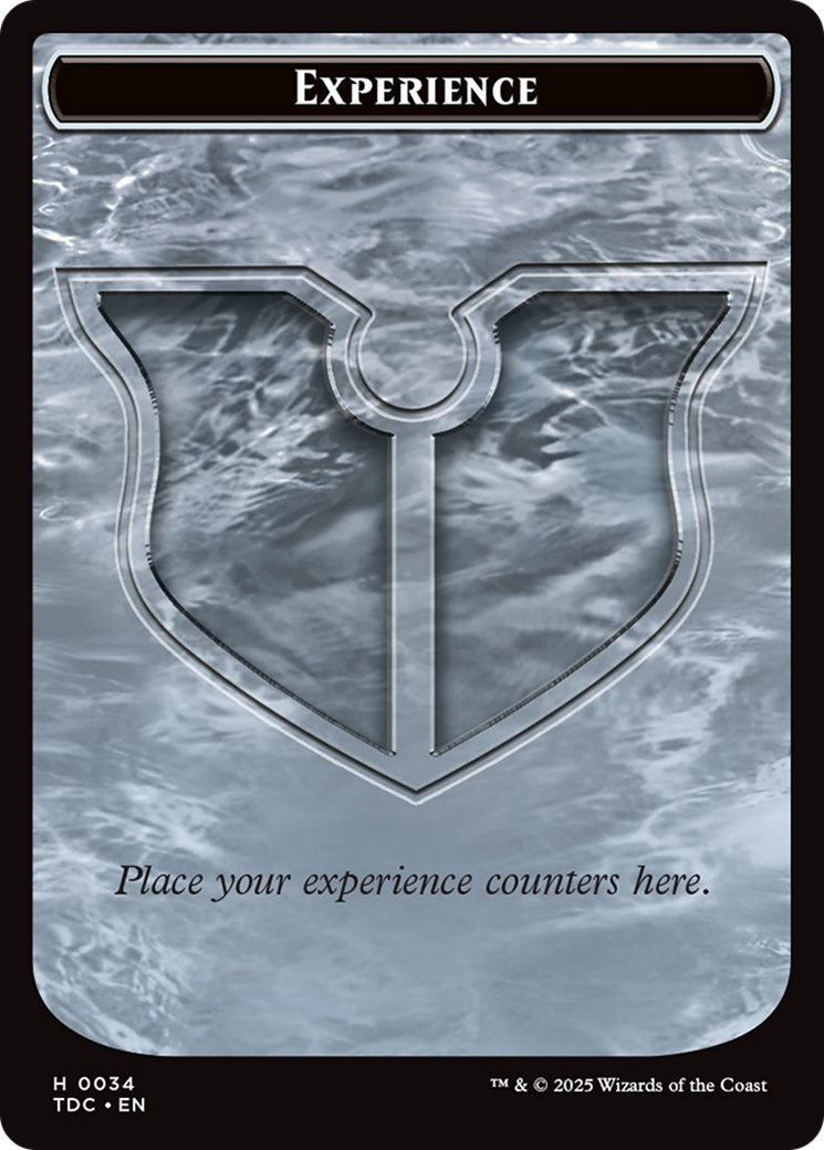 Experience // Treasure Double-Sided Token [Tarkir: Dragonstorm Commander Tokens] | Gaming Infinity