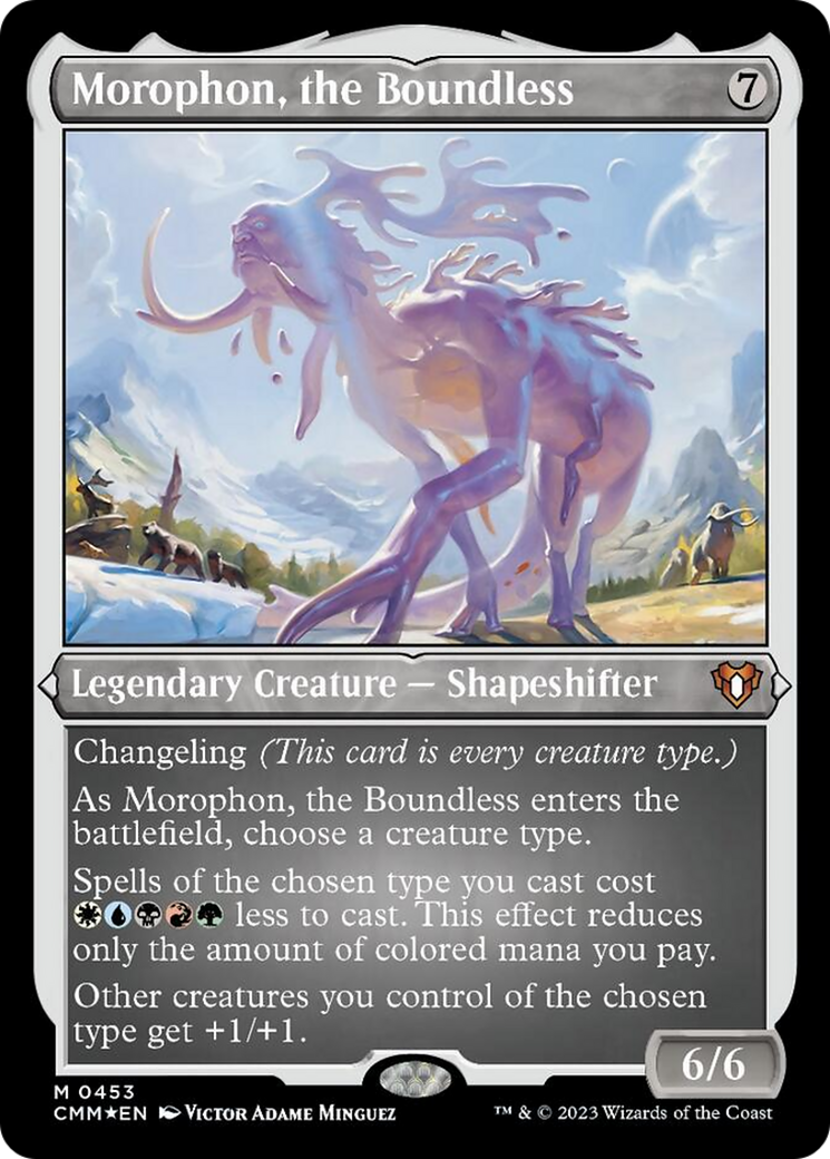 Morophon, the Boundless (Foil Etched) [Commander Masters] | Gaming Infinity