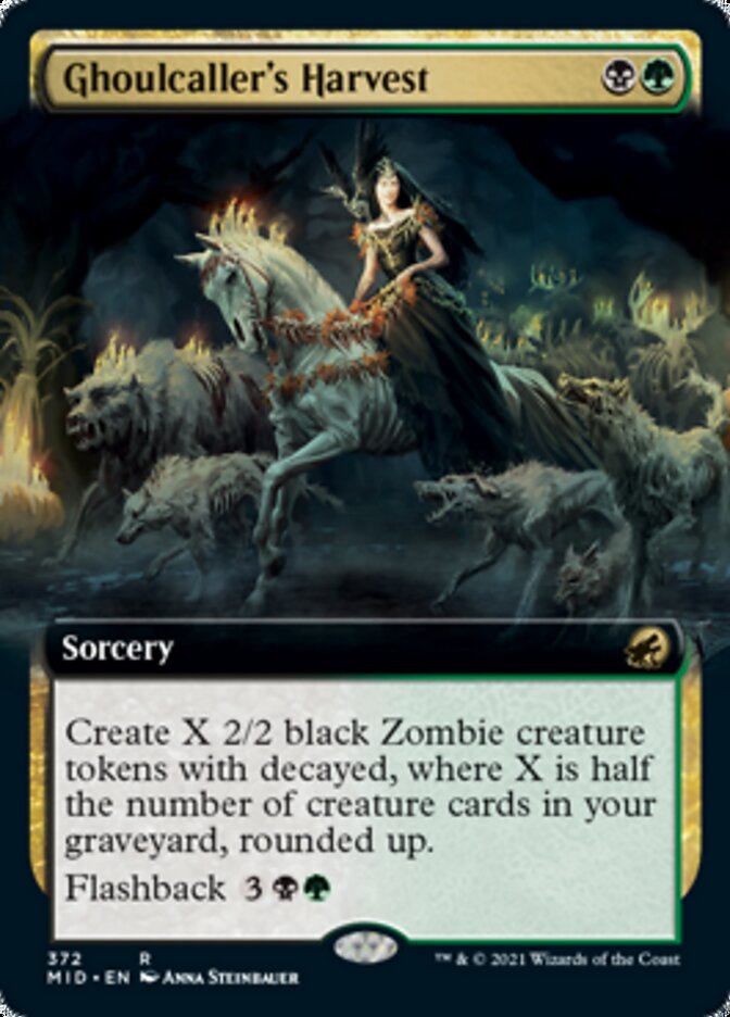 Ghoulcaller's Harvest (Extended Art) [Innistrad: Midnight Hunt] | Gaming Infinity