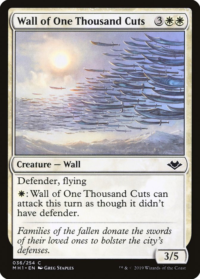 Wall of One Thousand Cuts [Modern Horizons] | Gaming Infinity