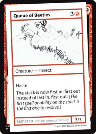 Queue of Beetles (2021 Edition) [Mystery Booster Playtest Cards] | Gaming Infinity