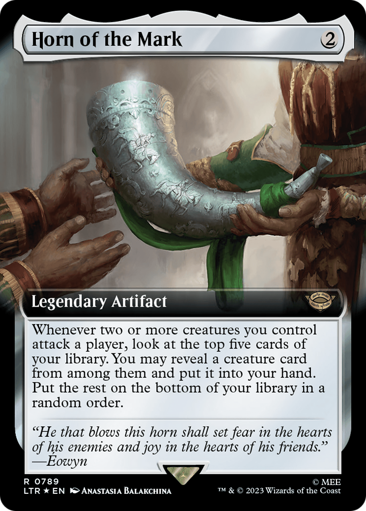 Horn of the Mark (Extended Art) (Surge Foil) [The Lord of the Rings: Tales of Middle-Earth] | Gaming Infinity