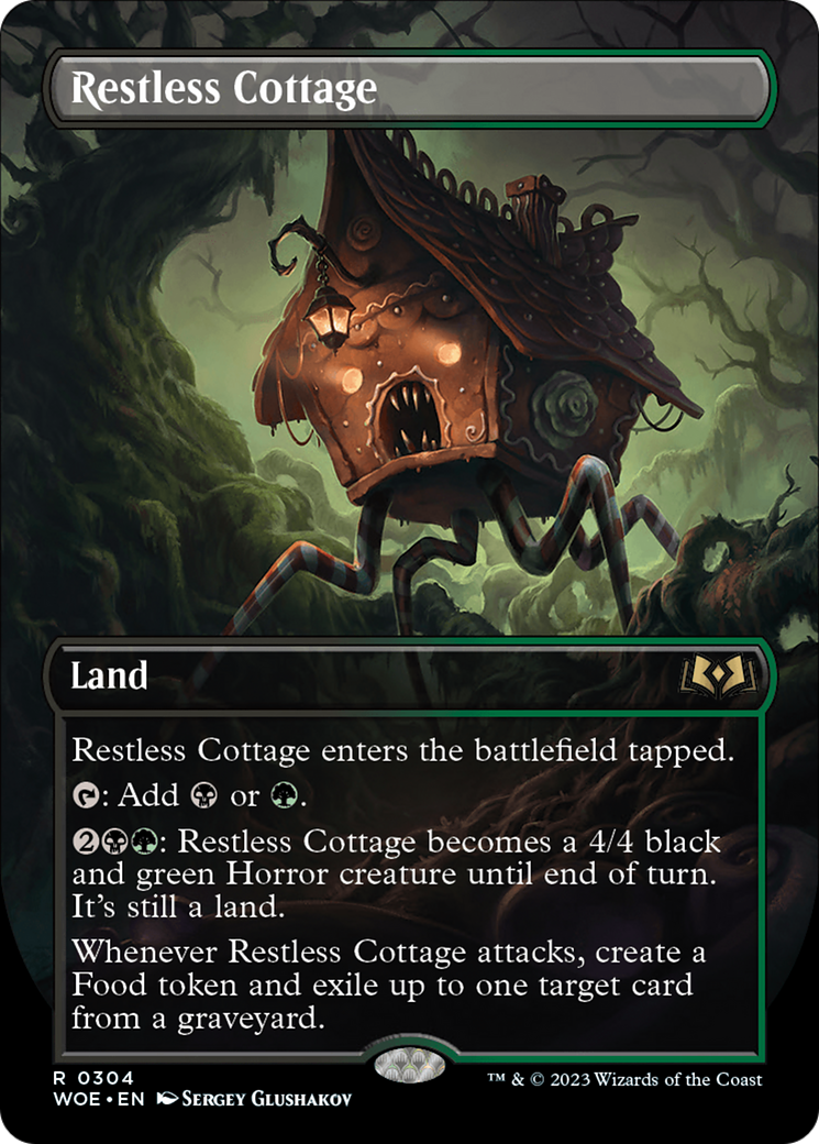 Restless Cottage (Borderless Alternate Art) [Wilds of Eldraine] | Gaming Infinity