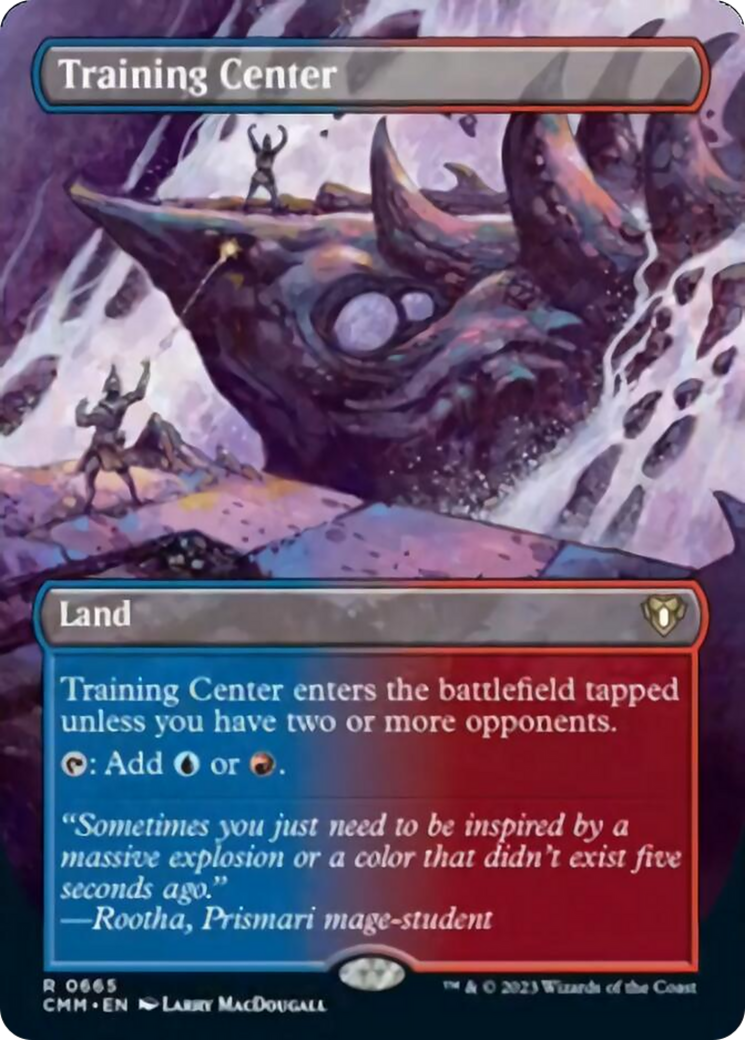 Training Center (Borderless Alternate Art) [Commander Masters] | Gaming Infinity