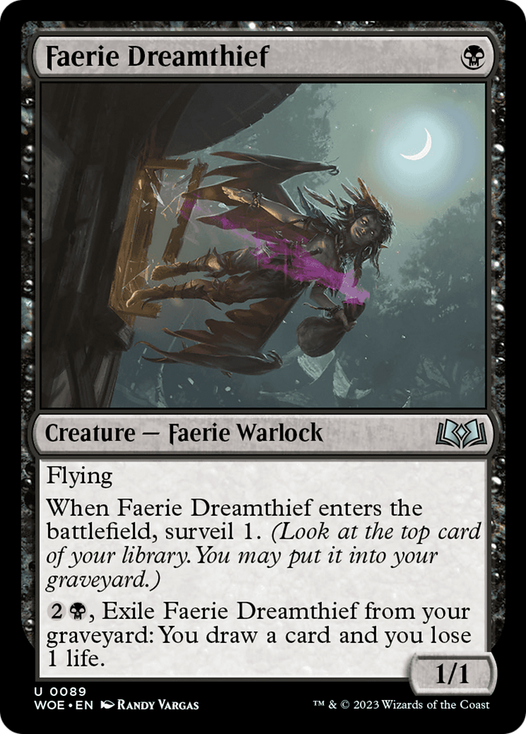 Faerie Dreamthief [Wilds of Eldraine] | Gaming Infinity