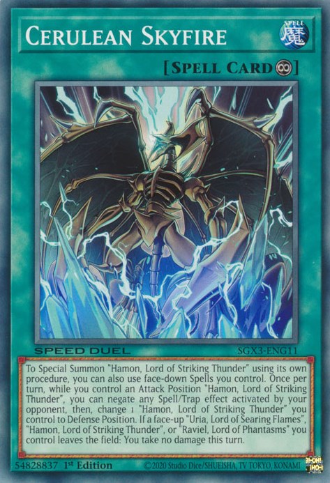 Cerulean Skyfire [SGX3-ENG11] Common | Gaming Infinity
