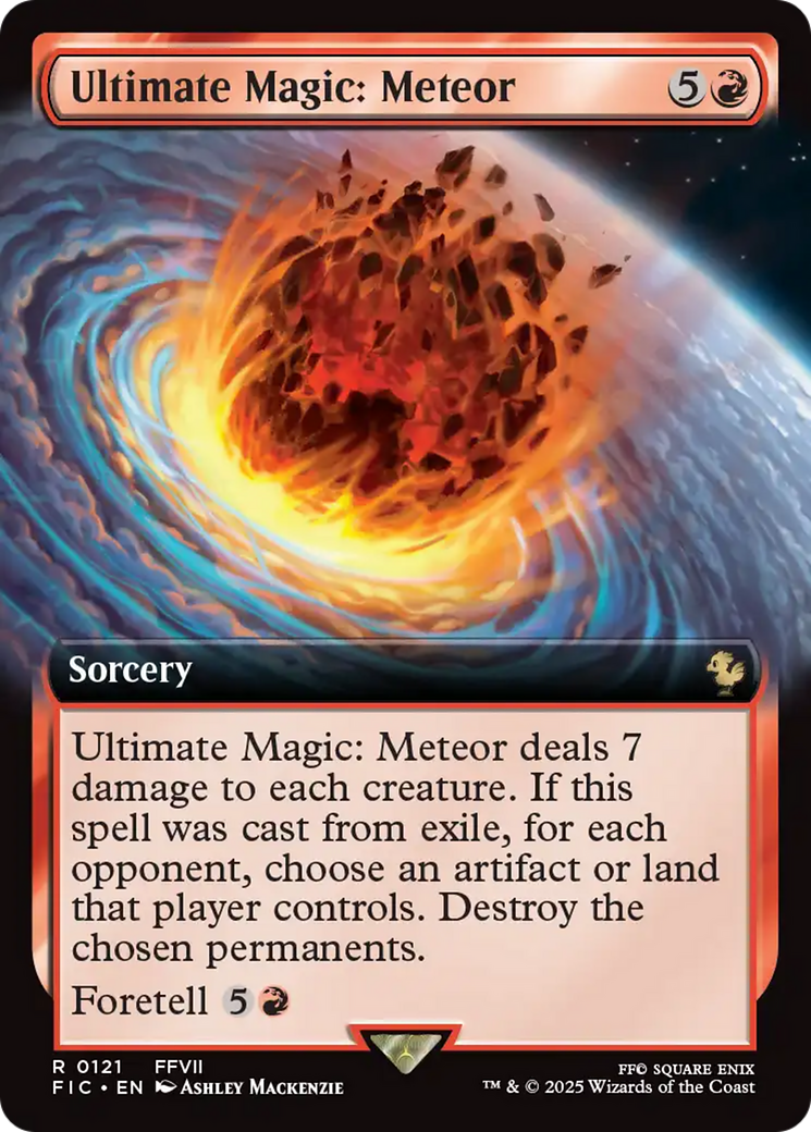 Ultimate Magic: Meteor (Extended Art) [FINAL FANTASY Commander] | Gaming Infinity