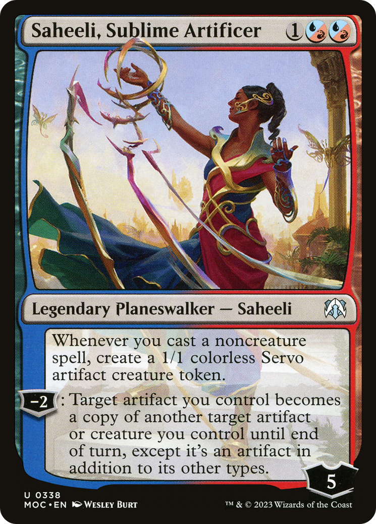 Saheeli, Sublime Artificer [March of the Machine Commander] | Gaming Infinity