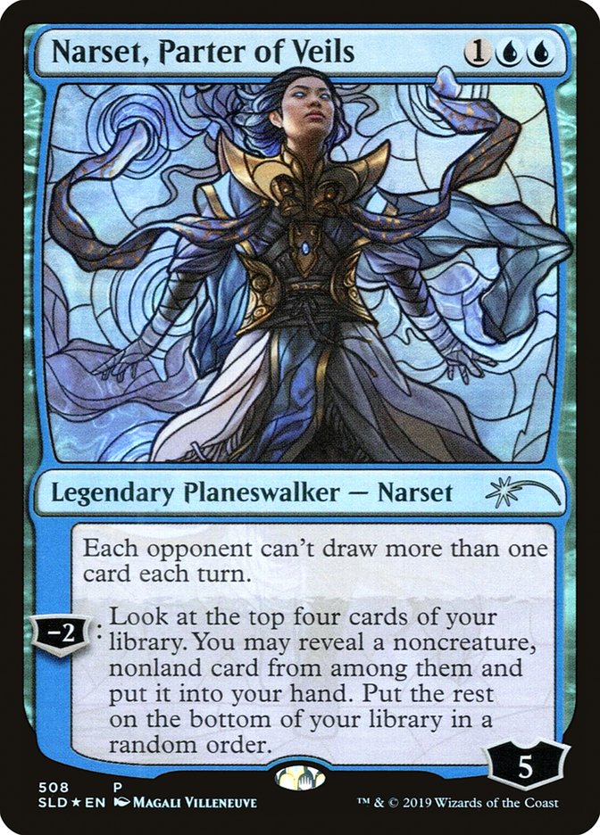 Narset, Parter of Veils (Stained Glass) [Secret Lair Drop Promos] | Gaming Infinity