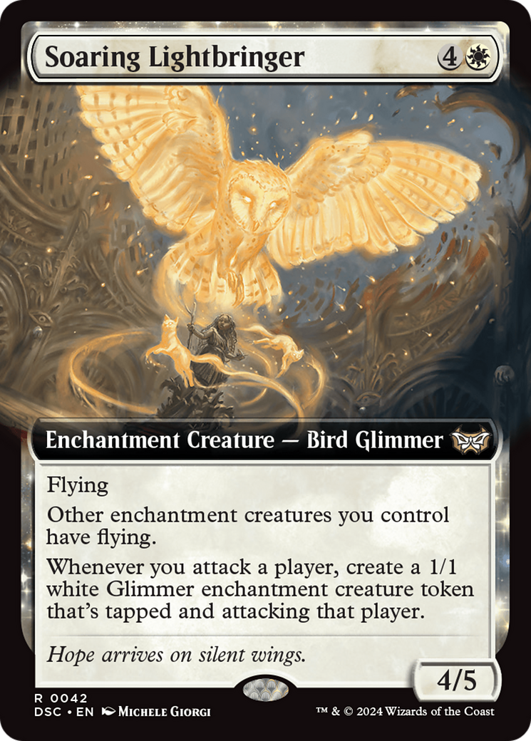 Soaring Lightbringer (Extended Art) [Duskmourn: House of Horror Commander] | Gaming Infinity