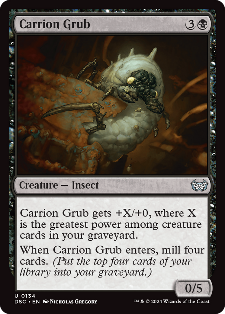 Carrion Grub [Duskmourn: House of Horror Commander] | Gaming Infinity