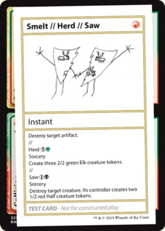 Smelt // Herd // Saw (2021 Edition) [Mystery Booster Playtest Cards] | Gaming Infinity