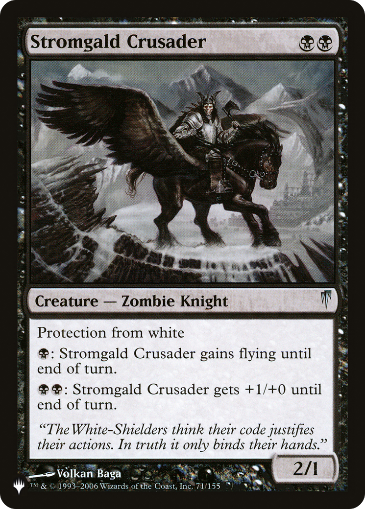 Stromgald Crusader [The List] | Gaming Infinity