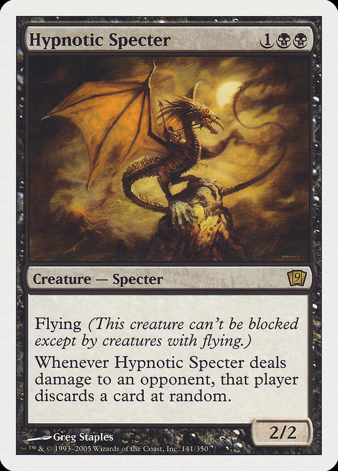 Hypnotic Specter (9th Edition) (Oversized) [Oversize Cards] | Gaming Infinity